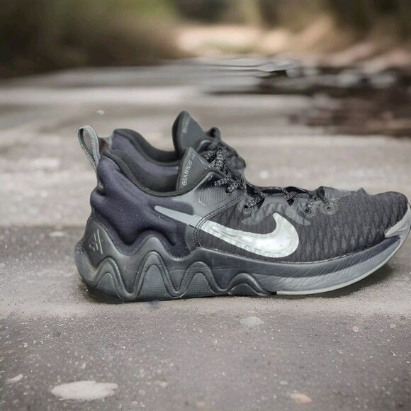 Nike Mens Giannis Immortality Black Athletic Running Shoes Sneakers Mens Size 12 main image 7